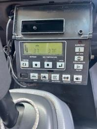 Photo of the reefer temperature