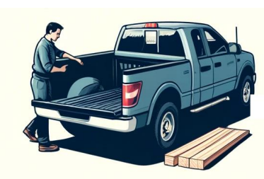 Clean, empty cargo area ready for loading