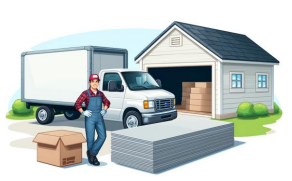Unload the drywall